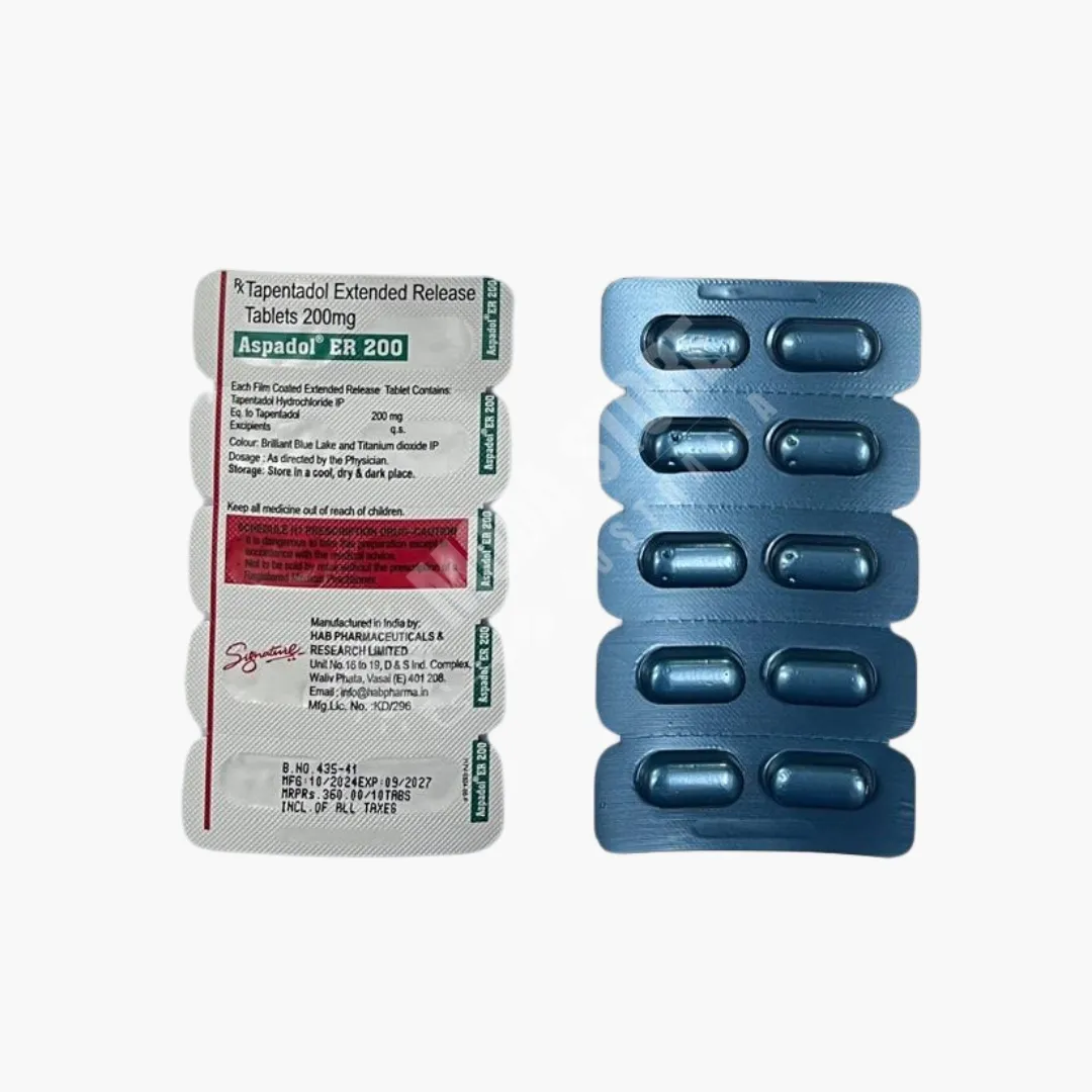 Aspadol ER 200 mg – Buy Tapentadol ER 200mg Tablets Online Australia - Image 3