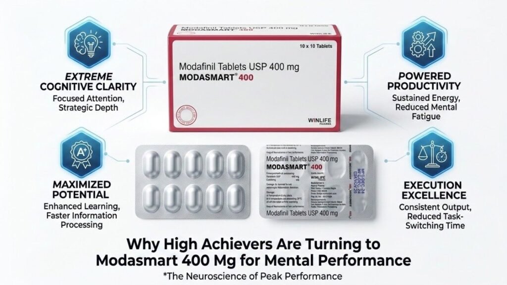 Modasmart 400 mg for Mental Performance